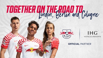 Partnerschaft zwischen IHG Hotels und Bundesligist RB Leipzig bekanntgegeb