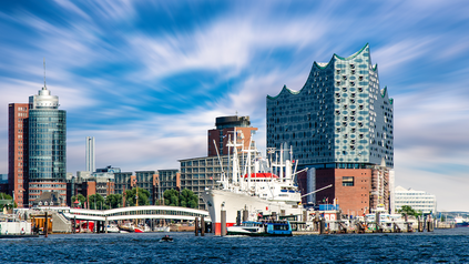 Die Elbphilharmonie in Hamburg.