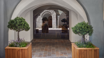 Das Neun-Suiten-Hotel fink in Brixen befindet sich in einem über 600 Jahre alten Gebäude.