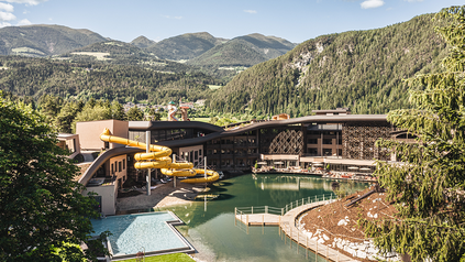 Das Stammhaus der Falkensteiner Hotelgruppe in Südtirol.