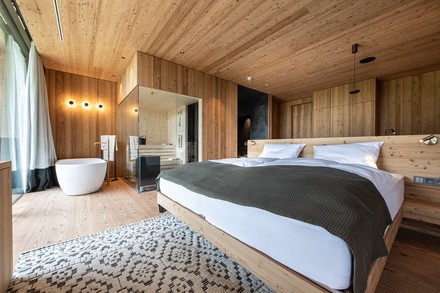 Zimmer im Eco Aparthotel "OLM Nature Escape"