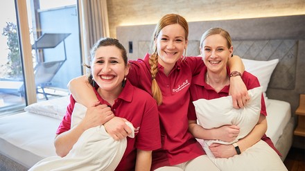 Das Projekt „Allgäu TopTeam Hotel“ ist für den Deutschen Tourismuspreis 2023 nominiert. (Foto: © Bergkristall – Mein Resort im Allgäu, Oberstaufen)