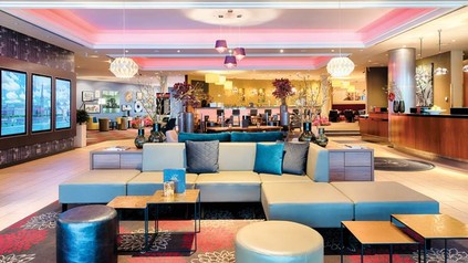 Die Lobby des Leonardo Royal Hotels in Düsseldorf