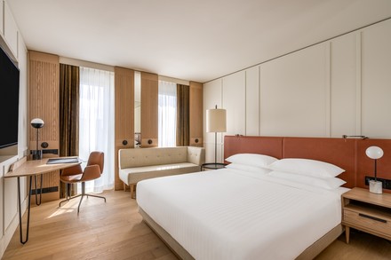 Das München Marriott Hotel City West bietet 398 Zimmer und Suiten. (Foto: © Marriott International)