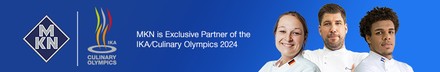 MKN ist erneut Exklusivpartner für die IKA Olympiade der Köche.
