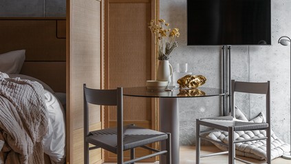 Ein einladendes Zimmer.