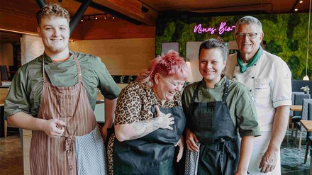 Das Küchenteam im Bio-Berghotel Ifenblick