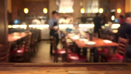 Ein Restaurant von innen