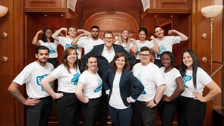 Team des Azubi-Hotels Berlin