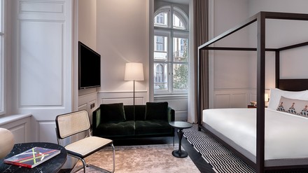 Gästezimmer im Dorothea Hotel Budapest