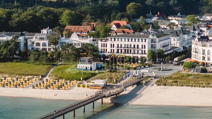 Das Hotel Cerês am Meer