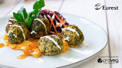 Eines der neuen Gerichte, die Eurest und ProVeg gemeinsam entwickelt haben