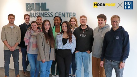 Kick-Off-Meeting mit den Studenten der 2. Klasse der Hotelfachschule Bad Wörishofen