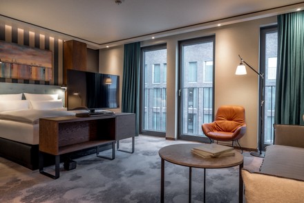 Die Gästezimmer im Hotel Cloud One in Hamburg