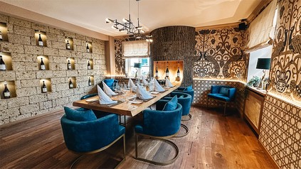 Im Bogenhauser Hof können die Gäste im exklusiven Wein-Zimmer verweilen