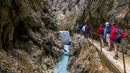 Wanderung durch den Höllentalklamm