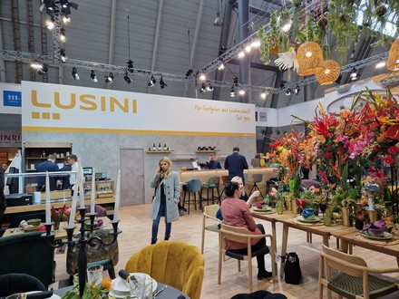 Stand von Lusini auf der Intergastra