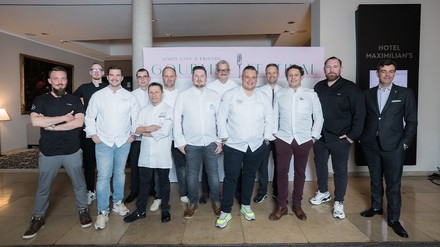 Unter dem Namen „Simon Lang & Friends“ fand in Augsburg im Hotel Maximilians’s ein Treffen von 12 Spitzenköchen statt.