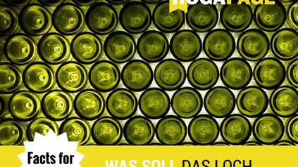 Leere Flaschen gestapelt