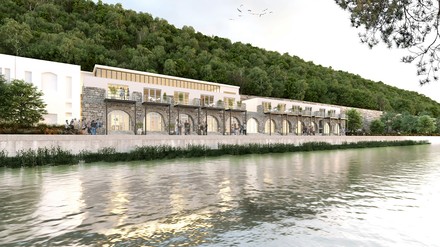 An der Weserumschlagstelle sollen Ferienapatments entstehen. (Foto: © Sprengwerk Architektur und Sanierung)