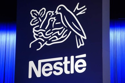 Das Logo von Nestle