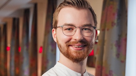 Moritz Feichtinger, neuer Küchenchef der Schwabenstube im Hotel Adler Asperg. (Foto: © Adler)