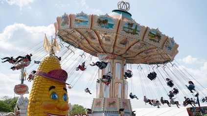 Das Stuttgarter Frühlingsfest ist nicht der Ort für einen Joint. (Foto: © picture alliance /Eibner-Pressefoto/Wolfgang Frank)