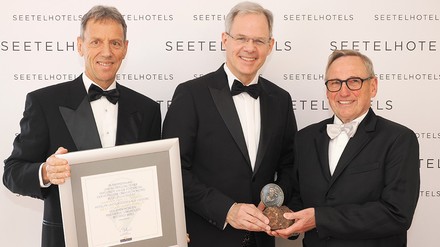 Die Verleihung fand im historischen Ballsaal der Villa Esplanade am Samstag, 20. April 2024 im Seebad Heringsdorf auf Usedom statt. (Foto: © Seetelhotels)