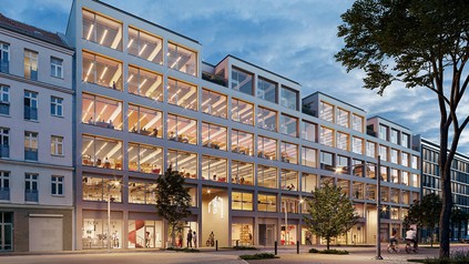 Grafische Darstellung des Neubaus von The Base in Berlin. (Foto: © The Base)