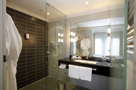 Badezimmer im SportCentrum Kaiserau