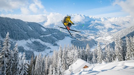 Freeskier in Werfenweng