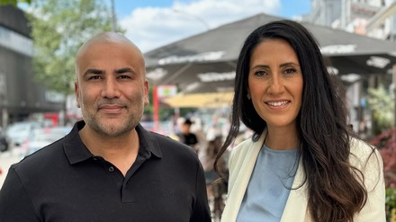 Kemal Üres und Homeira Amiri