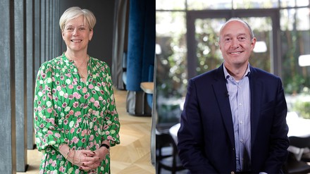 Felicity Black-Roberts und Peter Norman