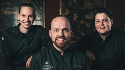 Tristan Brandt mit Simone Kubitzek und Hella Eggers