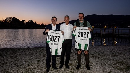 Vincent Ludwig, Rainer Bonhof und Christian Köck