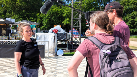 Blick hinter die Kulissen