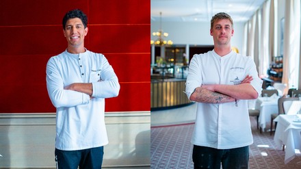 Michel Caglioni und Jonas Starkowski