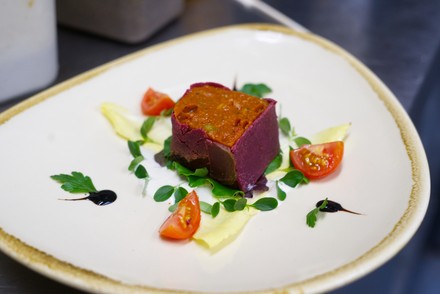 Mousse von geräucherter Paprika