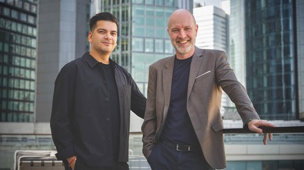 Patrick Jonek (l.) und Ronald Hoogerbrugge bilden das Führungsteam des Kimpton Main Frankfurt