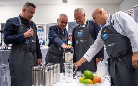 Bayerische Bereitschaftspolizei stellt Trink-Shakes für Einsätze