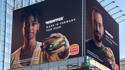 Kampagnenplakat von Burger King