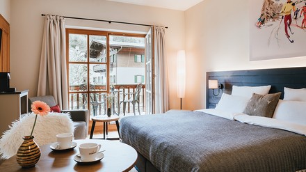 Gästezimmer im neuen Henri Country House Kitzbühel