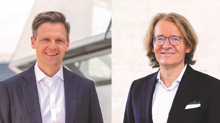 DZG-Vorstandssprecher Dr. Marcel Klinge und DZG-Präsident Gerhard Bruder.