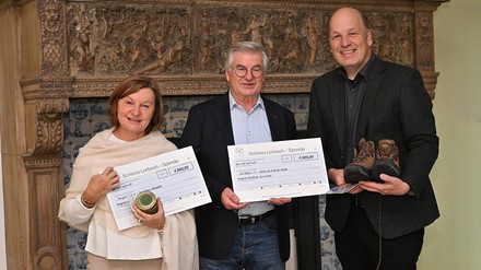 Dr. Heribert Landskron-Reißdorf mit Pia Kind und Guido Wagner