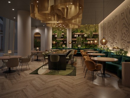 Das Design des Restaurants soll sinnliche Opulenz mit moderner Eleganz verbinden.