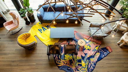 Lounge im Motel One Antwerpen