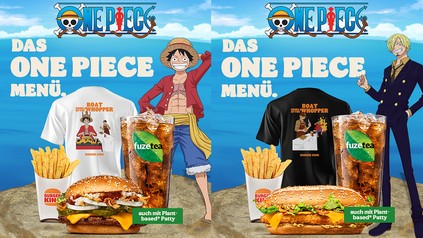Burger King - zwei "One Piece"-Menüs