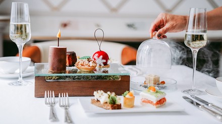 Weihnachtsmenü im Hotel Vier Jahreszeiten Kempinski München