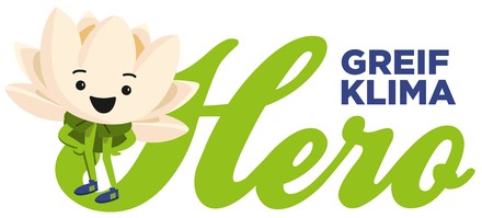 "Greif Klima Hero"-Maskottchen