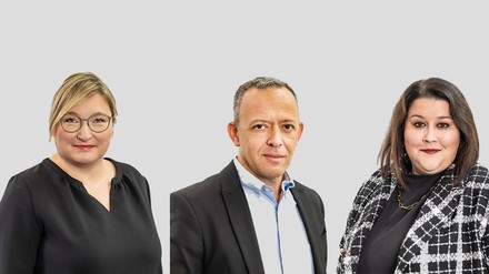 Maja Ziemann, Director Sales Central Europe, Dan Ogen, Chief Digital and Marketing Officer, und Lisa Mager, Head of Convention Sales Central Europe